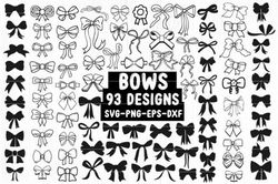 bows silhouettes bundle svg bows silhouettes bundle svg
