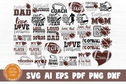 football bundle svg cut file football bundle svg cut file