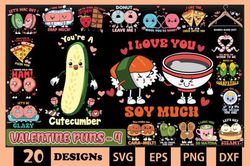 valentine puns bundle svg 20 designs v.4 valentine puns bundle svg 20 designs v.4