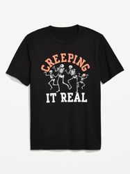 matching halloween graphic t-shirt for men