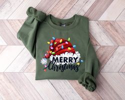 christmas crewneck sweatshirt,women xmas hoodie,merry christmas gift,family christmas