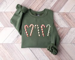 christmas sweatshirt,candy cane sweatshirt,vintage comfort colors christmas,happy new