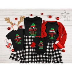 christmas elf shirts, christmas family shirts, elf christmas shirts, sassy elf shirt, boss elf shirt, cute elf shirts, s