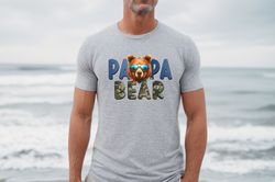 papa bear shirt,  papa bear with sunglasses,  gorgeous father sweatshirt,  happy father