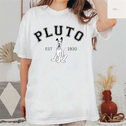 vintage pluto shirt, disney world shirt, pluto shirt, matching family disney shirts, disney shirt, disneyland shirt, mic