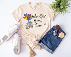 adventure is out there shirt, adventure balloon t-shi