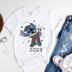 stitch graduation 2023 theme shirt, cute stitch gradu