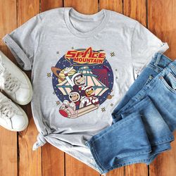 vintage 90s space mountain shirt, comfort retro vinta