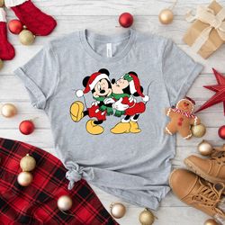 vintage mickey minnie christmas shirt, retro disney c