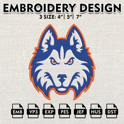 ncaa logo embroidery designs, houston christian huskies embroidery files, ncaa wildcats, machine embroidery designs