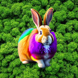 rainbow rabbit png / print / digital png file / rainbow rabbit png / rainbow bunny png /5 in 1 / 1 dollar