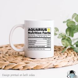 aquarius coffee mug aquarius zodiac mug aquarius g