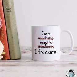 car mechanic gift, mechanic mug, car mechanic coff