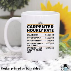 carpenter mug, carpenter gift, carpenter coffee mu
