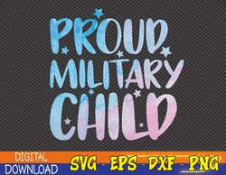purple proud military child, military children month svg, eps, png, dxf, digital download