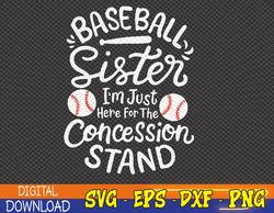 baseball sister svg, eps, png, dxf, digital download