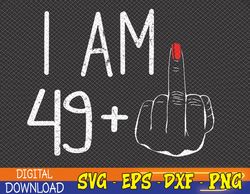 womens i am 59 plus 1 middle finger for a 30th birthday for women svg, eps, png, dxf, digital download