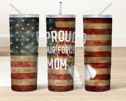 proud air force mom tumbler, proud air force mom skinny tumbler
