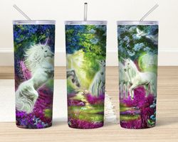 unicorn tumbler water bottle, unicorn tumbler, unicorn skinny tumbler