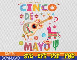 cinco de mayo svg mexican fiesta 5 de mayo svg, eps, png, dxf, digital download