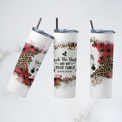 waterslide family tumbler, waterslide deck the halls straight skinny tumbler, waterslide sublimation wrap skinny tumbler