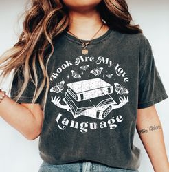 books are my love language shirt, reading tshirt,