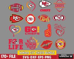 170 file kansas city chiefs svg , digital download