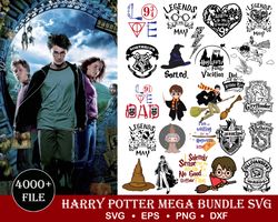 4000 harry potter svg , bundle harry potter svg , digital download