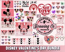 valentines svg bundle , happy valentine's day svg, mickey valentine's day svg, , digital download