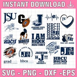 20 files jackson state svg, hbcu teams svg, hbcu football svg, sport bundle svg, sport bundle svg, clipart