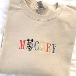 magical mouse embroidered sweatshirt