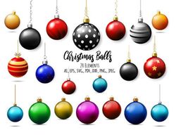 colorful christmas ball bundle svg png colorful christmas ball bundle svg png