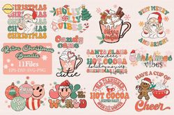 retro salmon pink christmas bundle svg retro salmon pink christmas bundle svg