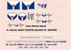 saint martin island flag bundle svg saint martin island flag bundle svg