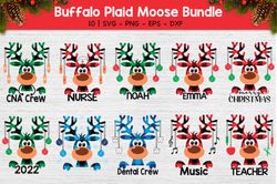 christmas buffalo plaid moose bundle svg christmas buffalo plaid moose bundle svg