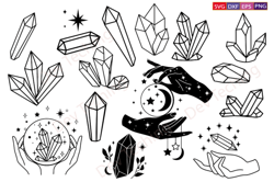 magic crystals svg-crystals bundle svg magic crystals svg-crystals bundle svg