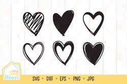 sketch heart love doodle mini bundle svg sketch heart love doodle mini bundle svg