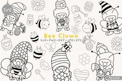 bee clown digital cut file bundle svg bee clown digital cut file bundle svg