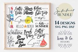 Summer Bundle SVG & Sublimation Files Summer Bundle SVG & Sublimation Files