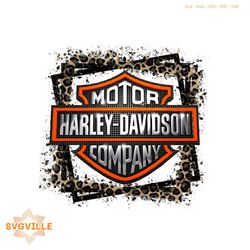 motor harley davidson company leopard png silhouette file