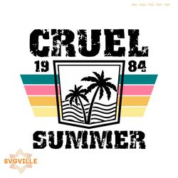 cruel summer taylor vacay mode 2023 svg digital cricut file