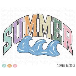 retro trendy summer sublimation svg png, summer beach svg png, summer vibes, spring break, vintage groovy summer sublima