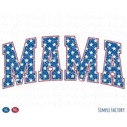 retro star american mama png, mama varsity png, 4th of july png,  american mama png, vintage star american mama sublimat