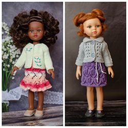 knitted dress and jacket for paola reina doll