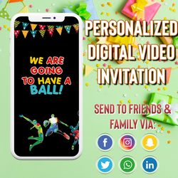 sports animated invitation|sports video invitation|sports birthday video invitation with picture| animated invitation