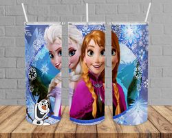 frozen tumbler wrap, frozen tumbler, frozen skinny tumbler