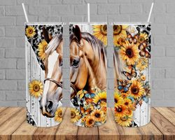 horse tumbler, westernhorse tumbler, horse skinny tumbler