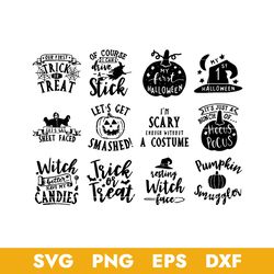 Halloween Quotes Bundle Svg, Halloween Svg, Png Dxf Eps Digital File