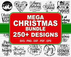 holiday super bundle, christmas svg pack, complete christmas collection, festive ./