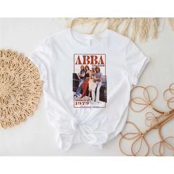 1979 Vintage Abba Tee, Abba T-Shirt, Abba The Tour T-Shirt, Abba Band Shirt, The A.BB.A shirt, 1979 Vintage Shirt